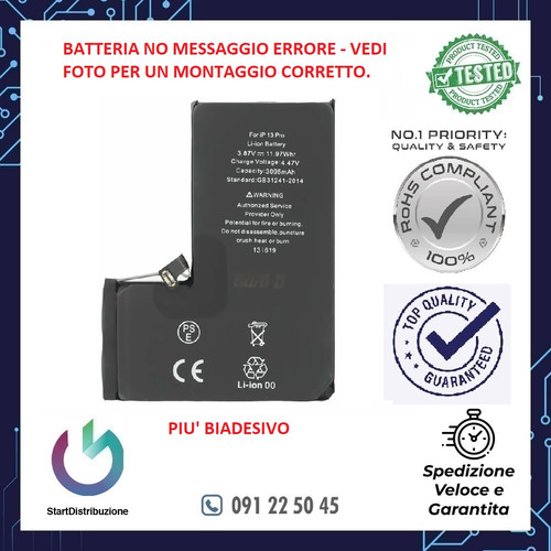 Batteria ricambio per - di,