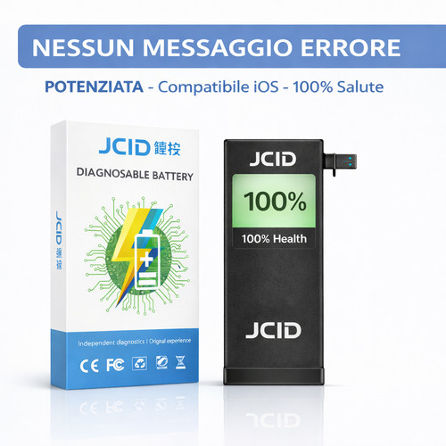 Batteria jcid messaggio - no,